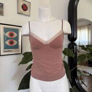 La Senza Pink Lace Cami Y2K
